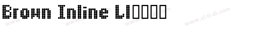 Brown Inline Ll字体转换